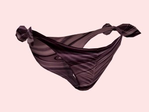 sexy beach bikini pink 04 Model 3D