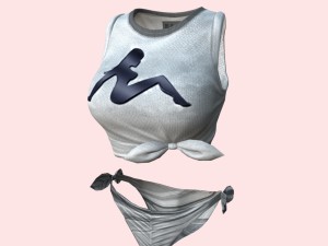 04y beach bikini pack 3D 모델