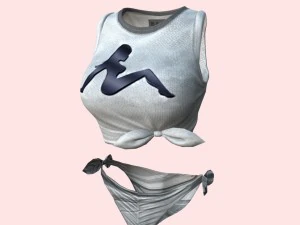 04y beach bikini pack 3D Model