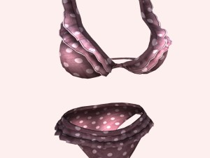 sexy pink bikini Modèle 3D