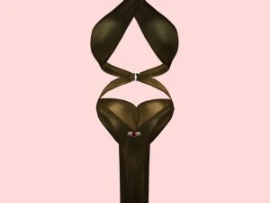 セクシーなランジェリービキニ 3Dモデル