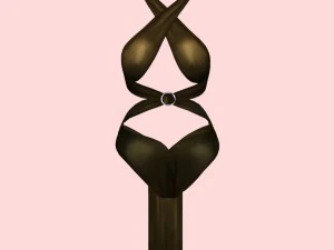 biqu&iacute;ni sensual Modelo 3D