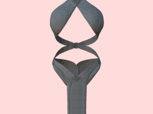 sexy lingerie bikini 3D Model