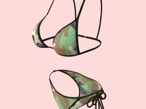 sexy army bikini p01 Modelo 3D