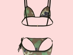 sexy army bikini p01 Modelo 3D