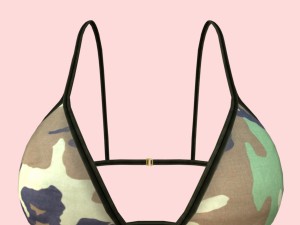 sexy army bikini p01 Modelo 3D