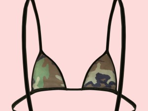 sexy army bikini p01 Modelo 3D