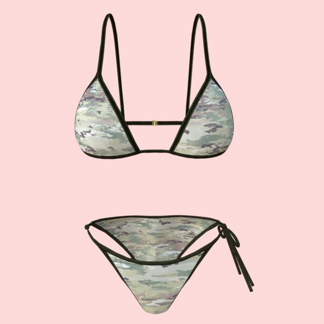 sexy army bikini p02 Modèle 3D .c4d .max .obj .3ds .fbx .stl .blend 