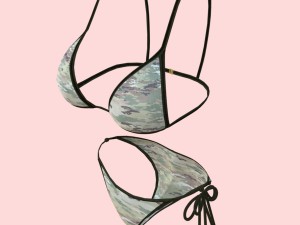 sexy army bikini p02 Modèle 3D