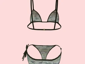 sexy army bikini p02 3D Model