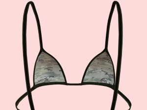 sexy army bikini p02 Modèle 3D
