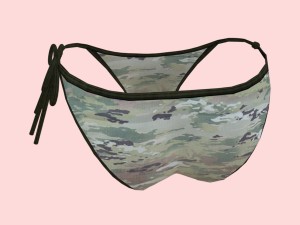 sexy army bikini p02 Modèle 3D