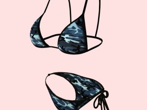 sexy army bikini p03 Model 3D
