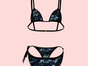 sexy army bikini p03 Model 3D