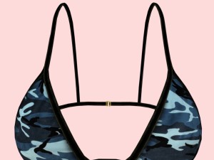 sexy army bikini p03 Model 3D