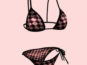sexy checks bikini p05 3D Model