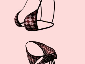 sexy checks bikini p05 Modelo 3D