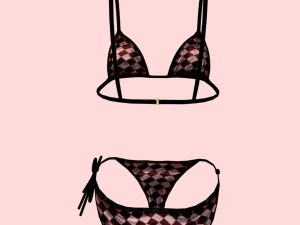 sexy checks bikini p05 Modelo 3D