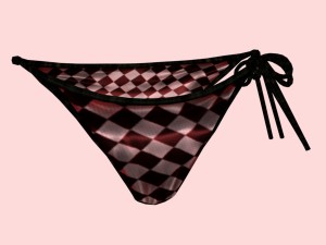 sexy checks bikini p05 Modelo 3D