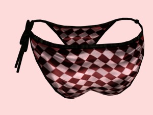 sexy checks bikini p05 Modelo 3D