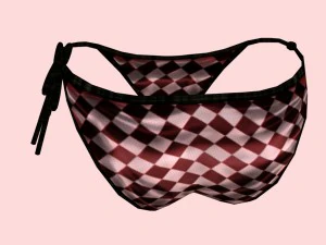 sexy checks bikini p05 3D Model