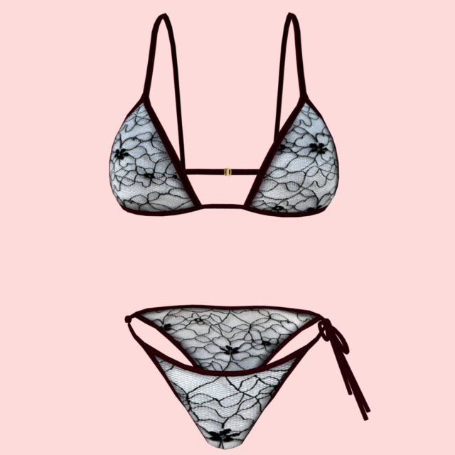sexy net bikini p07 Model 3D .c4d .max .obj .3ds .fbx .stl .blend 