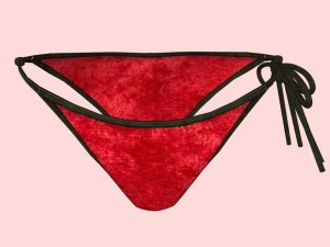sexy red santa bikini p09 3D Model