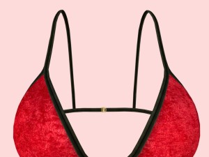 sexy red santa bikini p09 3D 모델