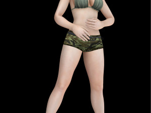 11 beautifuly seductive bikini girls collection festival offer 3D 模型