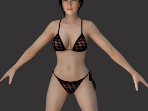 11 beautifuly seductive bikini girls collection festival offer 3D Model
