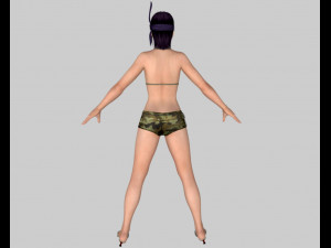 11 beautifuly seductive bikini girls collection festival offer 3D 模型