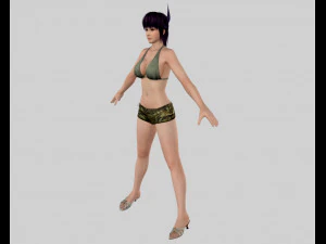 11 beautifuly seductive bikini girls collection festival offer 3D Model