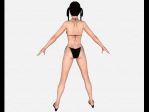 11 beautifuly seductive bikini girls collection festival offer 3D 模型