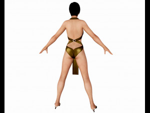 11 beautifuly seductive bikini girls collection festival offer 3D 模型