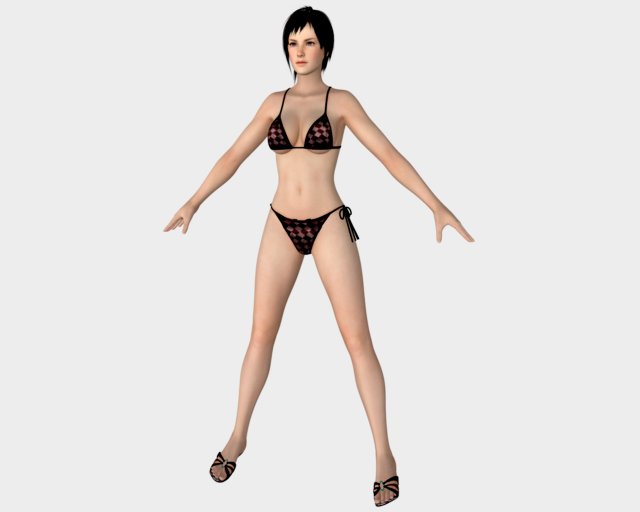 11 beautifuly seductive bikini girls collection festival offer 3D Model in  Woman 3DExport