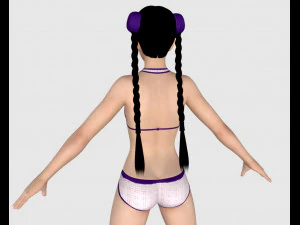11 beautifuly seductive bikini girls collection festival offer 3D Model
