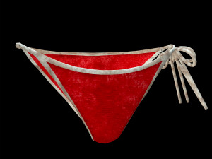 red santa bikini for christmas Modelo 3D