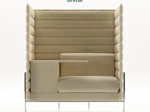 sofa for office unital tesla 3D Model