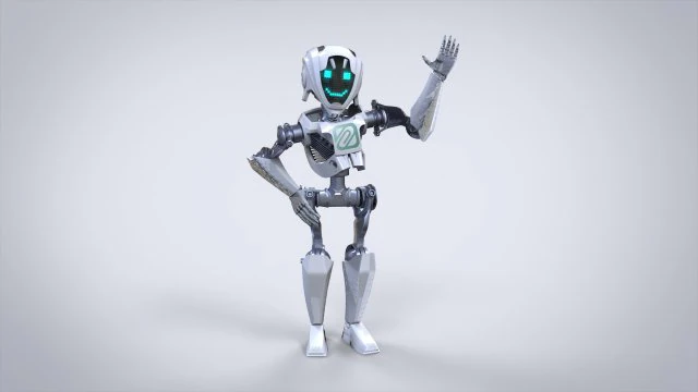 robot cartoon character 3D Model .c4d .max .obj .3ds .fbx .stl .blend 