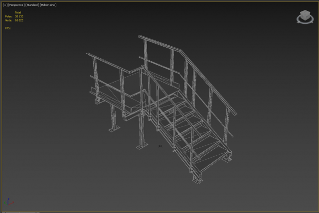 staircasesmall 3D मॉडल .c4d .max .obj .3ds .fbx .stl .blend 