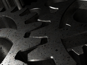 cogwheels animated 3D Model
