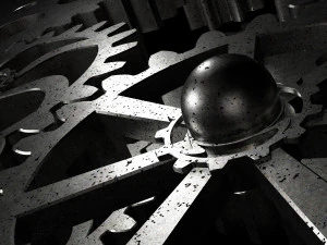 cogwheels animated 3D Model
