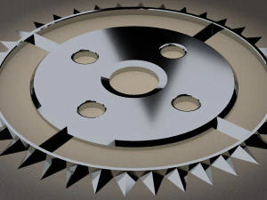 gear in steampunk style 3D Model