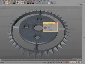 gear in steampunk style 3D मॉडल