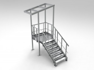 little staircase for free 3D Model