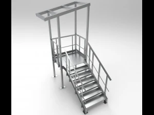 little staircase for free 3D Model