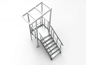 little staircase for free 3D Model