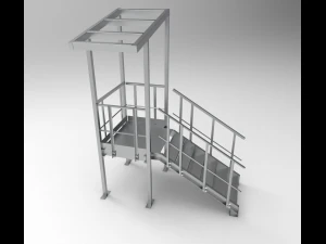 little staircase for free 3D Model
