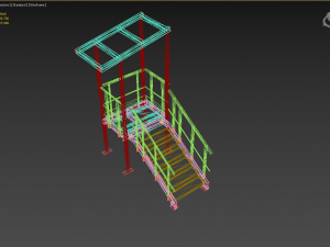 little staircase for free Model 3D