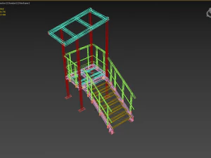 little staircase for free 3D Model